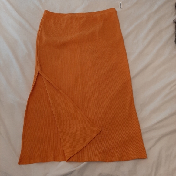 NWT Old Navy Orange Maxi Skirt XXL - Picture 4 of 5
